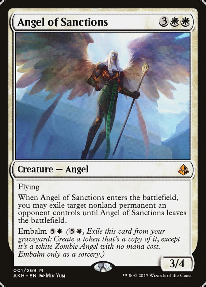 Angel of Sanctions [Amonkhet] | The CG Realm