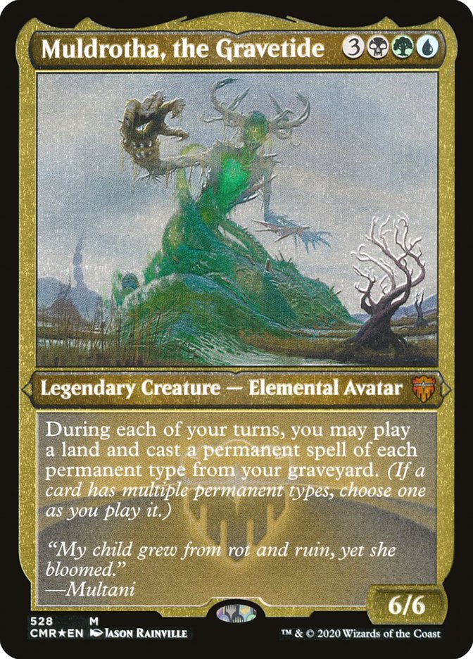 Muldrotha, the Gravetide (Etched) [Commander Legends] | The CG Realm