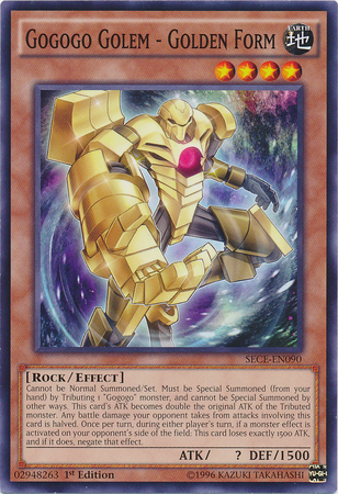 Gogogo Golem - Golden Form [SECE-EN090] Common | The CG Realm