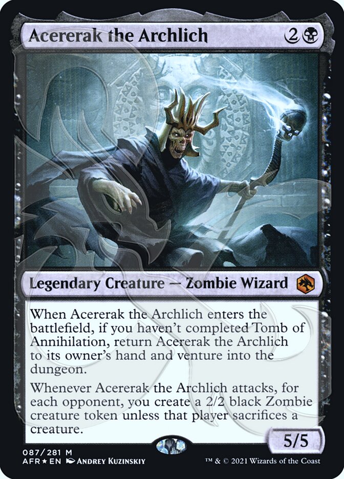 Acererak the Archlich (Ampersand Promo) [Dungeons & Dragons: Adventures in the Forgotten Realms Promos] | The CG Realm