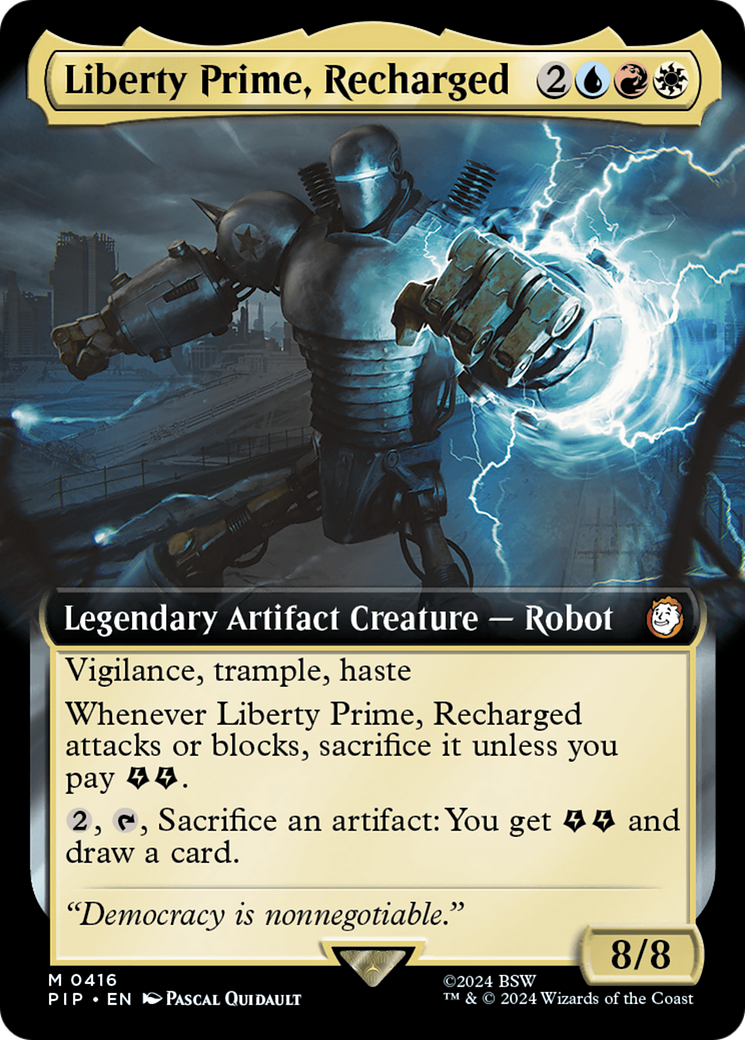 Liberty Prime, Recharged (Extended Art) [Fallout] | The CG Realm