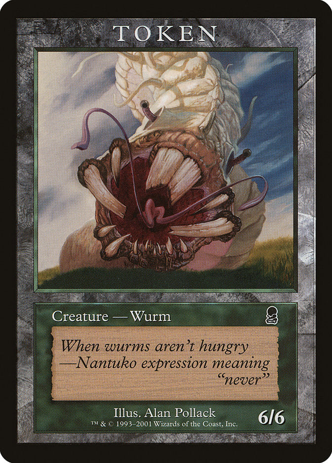 Wurm Token [Magic Player Rewards 2002] | The CG Realm