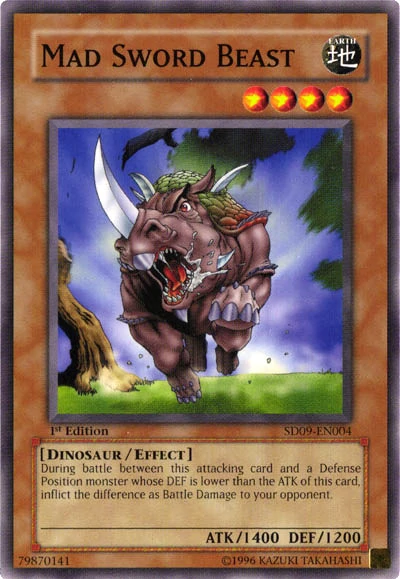 Mad Sword Beast [SD09-EN004] Common | The CG Realm