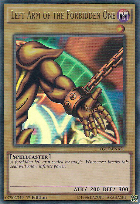 Left Arm of the Forbidden One [YGLD-ENA21] Ultra Rare | The CG Realm