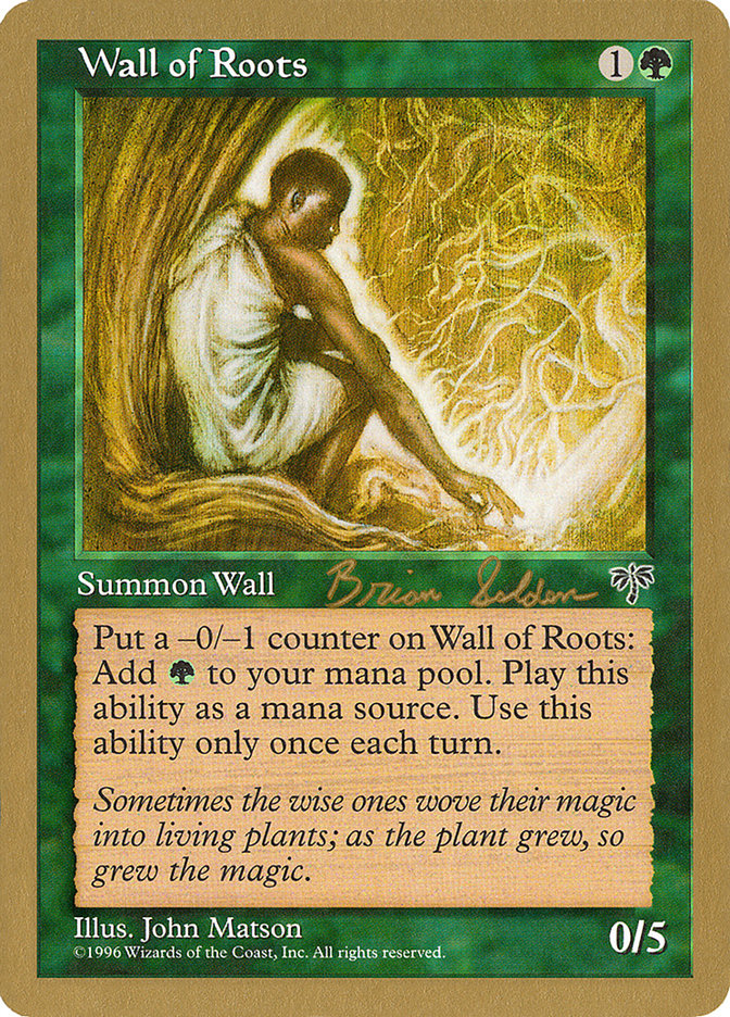 Wall of Roots (Brian Selden) [World Championship Decks 1998] | The CG Realm