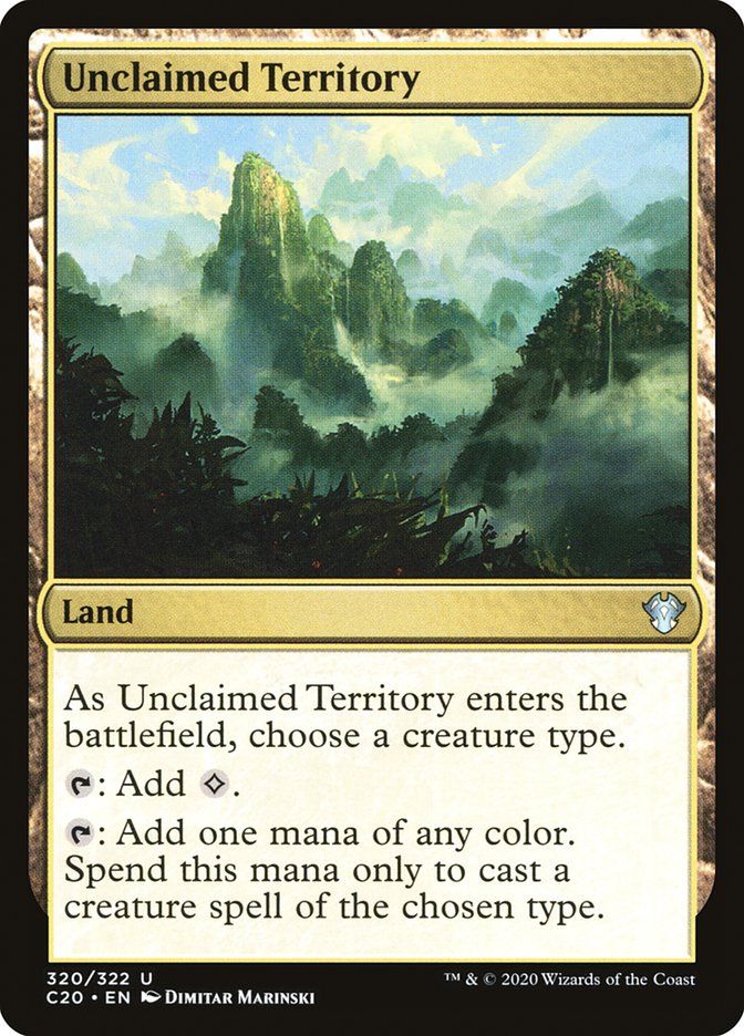 Unclaimed Territory [Commander 2020] | The CG Realm