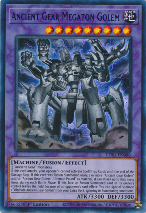 Ancient Gear Megaton Golem (Purple) [LDS1-EN088] Ultra Rare | The CG Realm