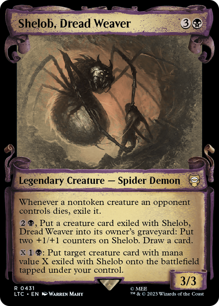 Shelob, Dread Weaver [The Lord of the Rings: Tales of Middle-Earth Commander Showcase Scrolls] | The CG Realm