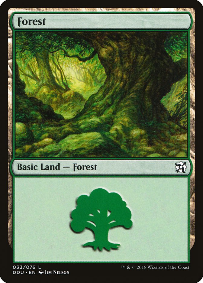 Forest (33) [Duel Decks: Elves vs. Inventors] | The CG Realm