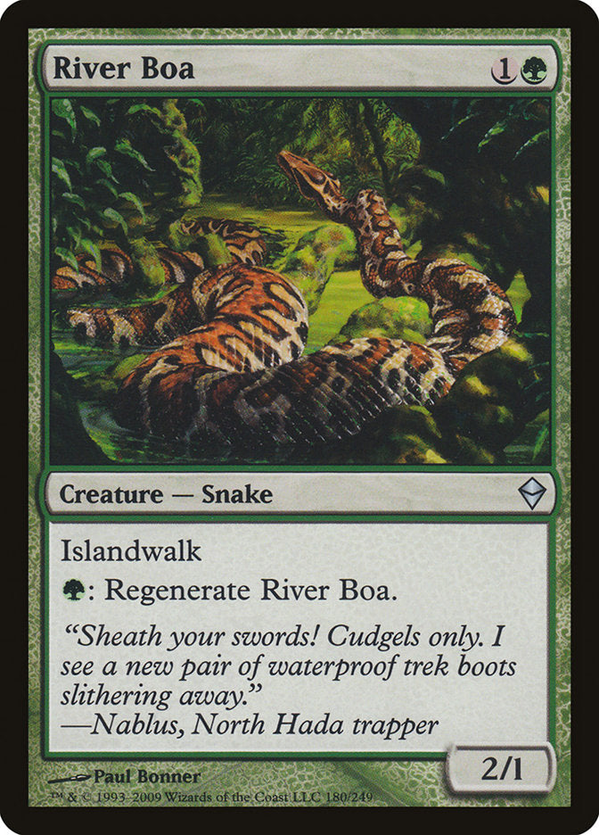 River Boa [Zendikar] | The CG Realm