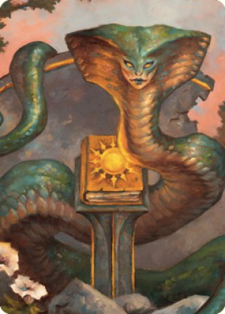 Guardian Naga Art Card [Commander Legends: Battle for Baldur's Gate Art Series] | The CG Realm