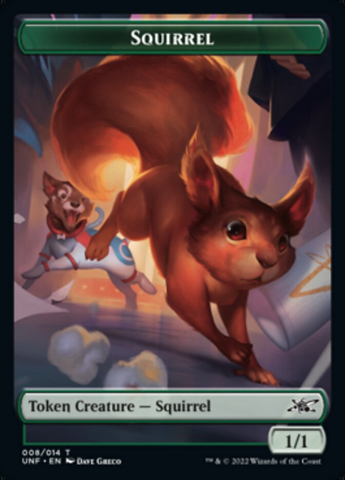 Squirrel Token [Unfinity Tokens] | The CG Realm