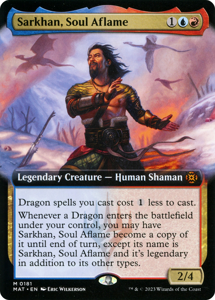 Sarkhan, Soul Aflame (Extended Art) [March of the Machine: The Aftermath] | The CG Realm