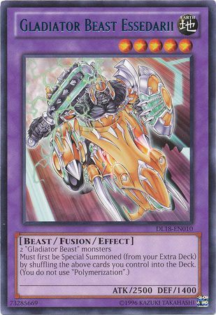 Gladiator Beast Essedarii (Blue) [DL18-EN010] Rare | The CG Realm