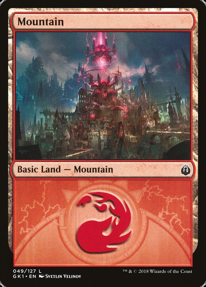 Mountain (49) [Guilds of Ravnica Guild Kit] | The CG Realm