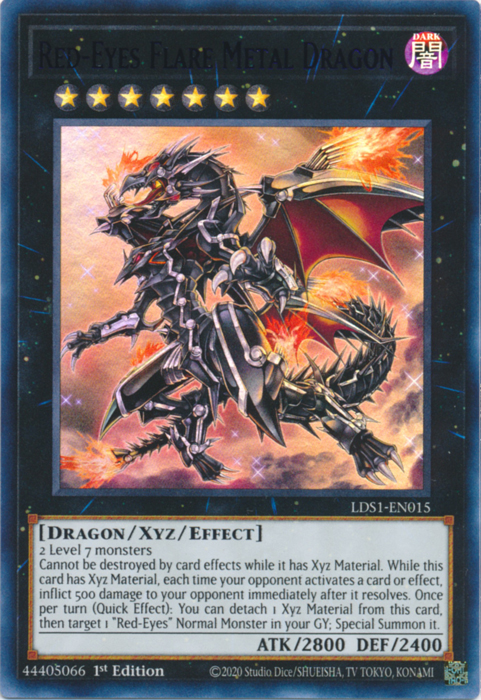 Red-Eyes Flare Metal Dragon (Purple) [LDS1-EN015] Ultra Rare | The CG Realm