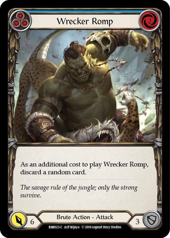 Wrecker Romp (Blue) [RNR023-C] (Rhinar Hero Deck)  1st Edition Normal | The CG Realm