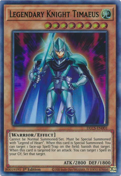 Legendary Knight Timaeus (Green) [DLCS-EN001] Ultra Rare | The CG Realm