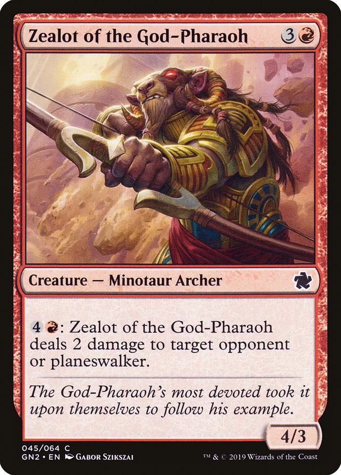 Zealot of the God-Pharaoh [Game Night 2019] | The CG Realm