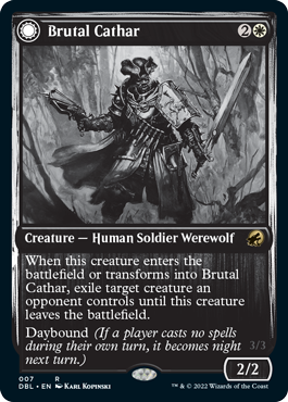 Brutal Cathar // Moonrage Brute [Innistrad: Double Feature] | The CG Realm