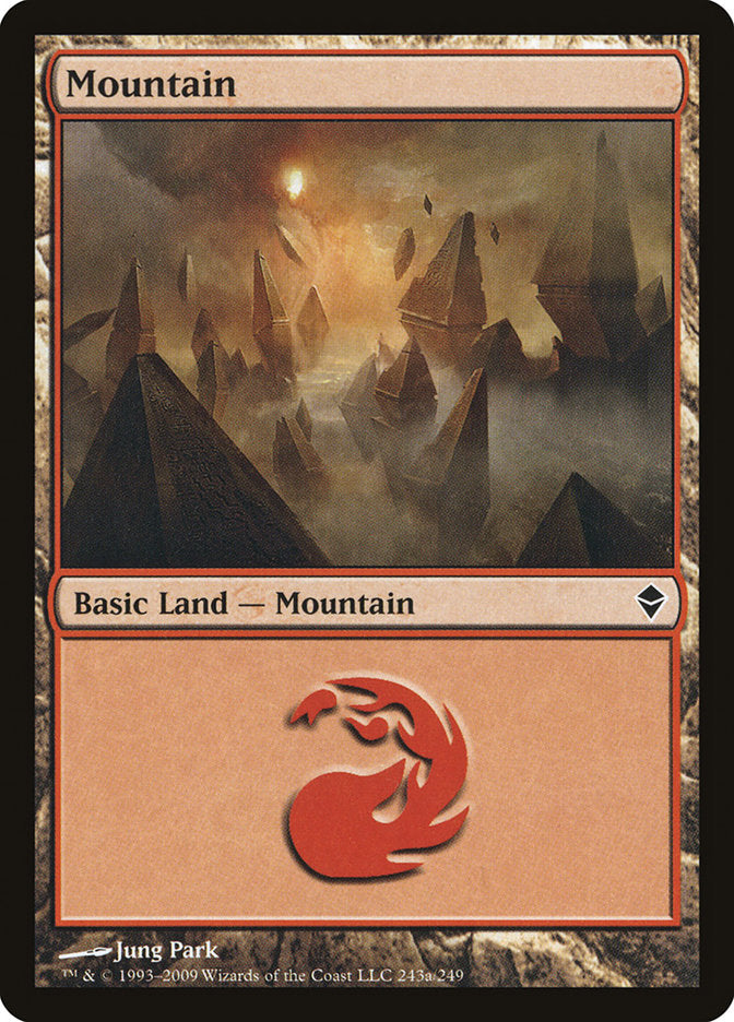 Mountain (243a) [Zendikar] | The CG Realm