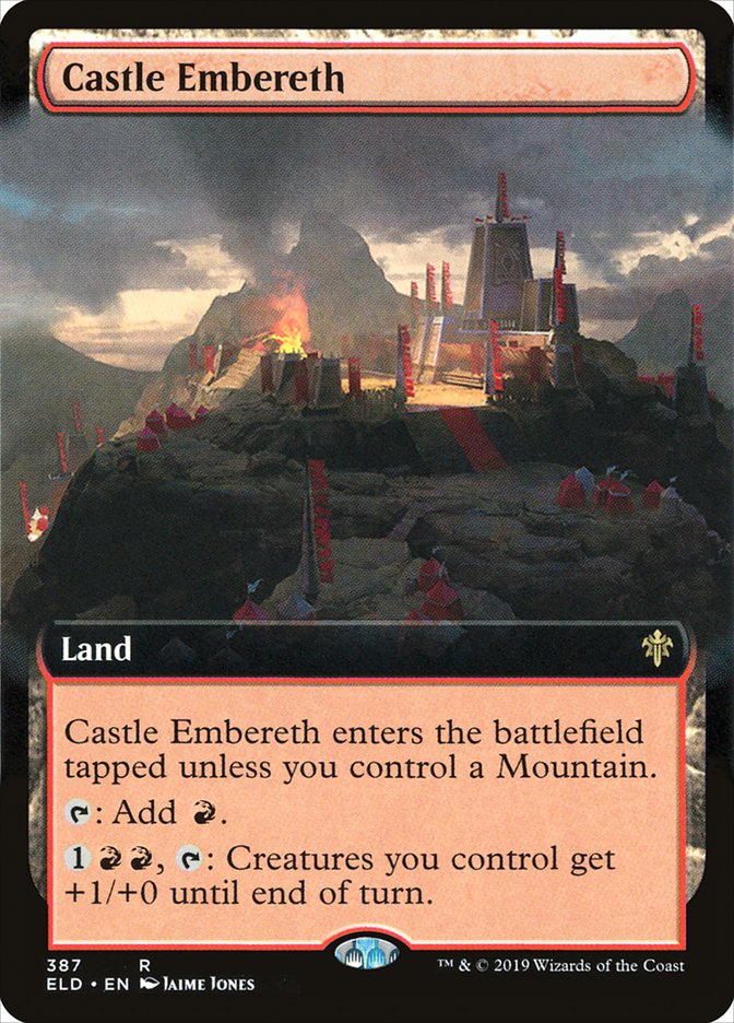 Castle Embereth (Extended Art) [Throne of Eldraine] | The CG Realm