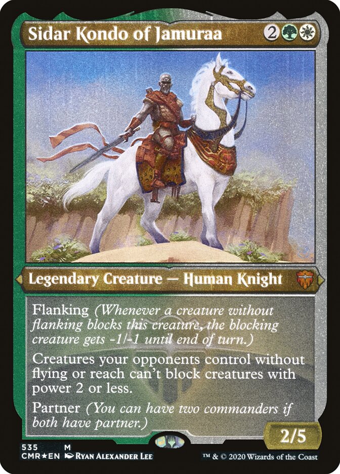 Sidar Kondo of Jamuraa (Etched) [Commander Legends] | The CG Realm