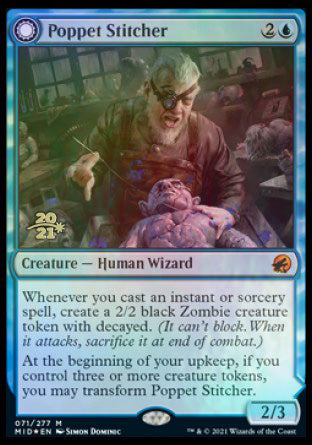 Poppet Stitcher // Poppet Factory [Innistrad: Midnight Hunt Prerelease Promos] | The CG Realm