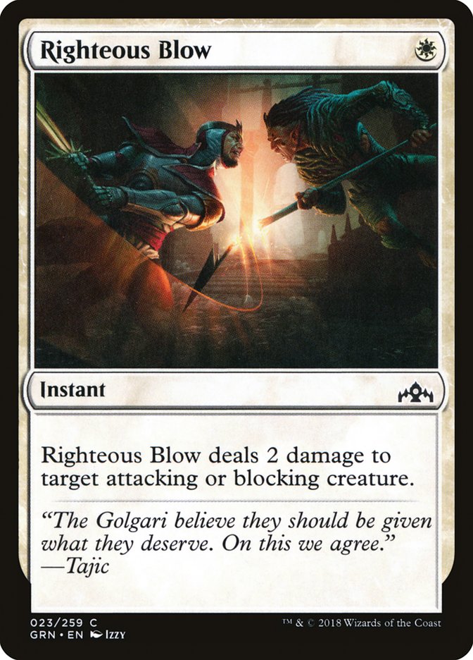 Righteous Blow [Guilds of Ravnica] | The CG Realm