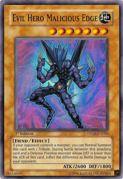 Evil Hero Malicious Edge [DP06-EN006] Super Rare | The CG Realm