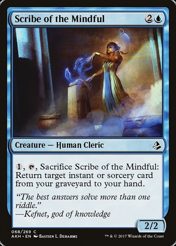 Scribe of the Mindful [Amonkhet] | The CG Realm