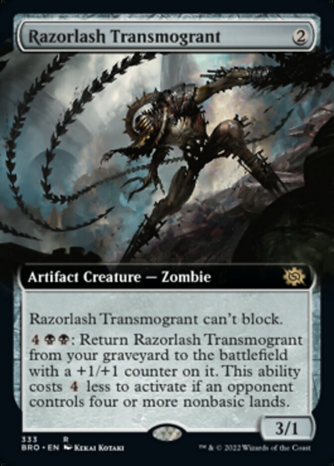 Razorlash Transmogrant (Extended Art) [The Brothers' War] | The CG Realm