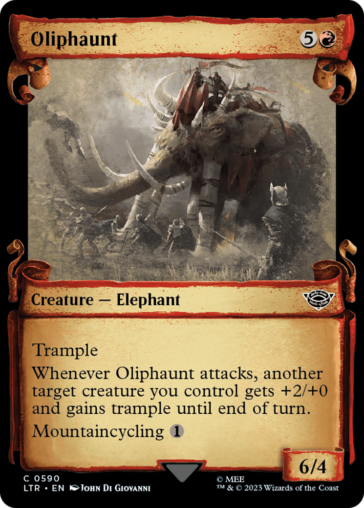 Oliphaunt [The Lord of the Rings: Tales of Middle-Earth Showcase Scrolls] | The CG Realm