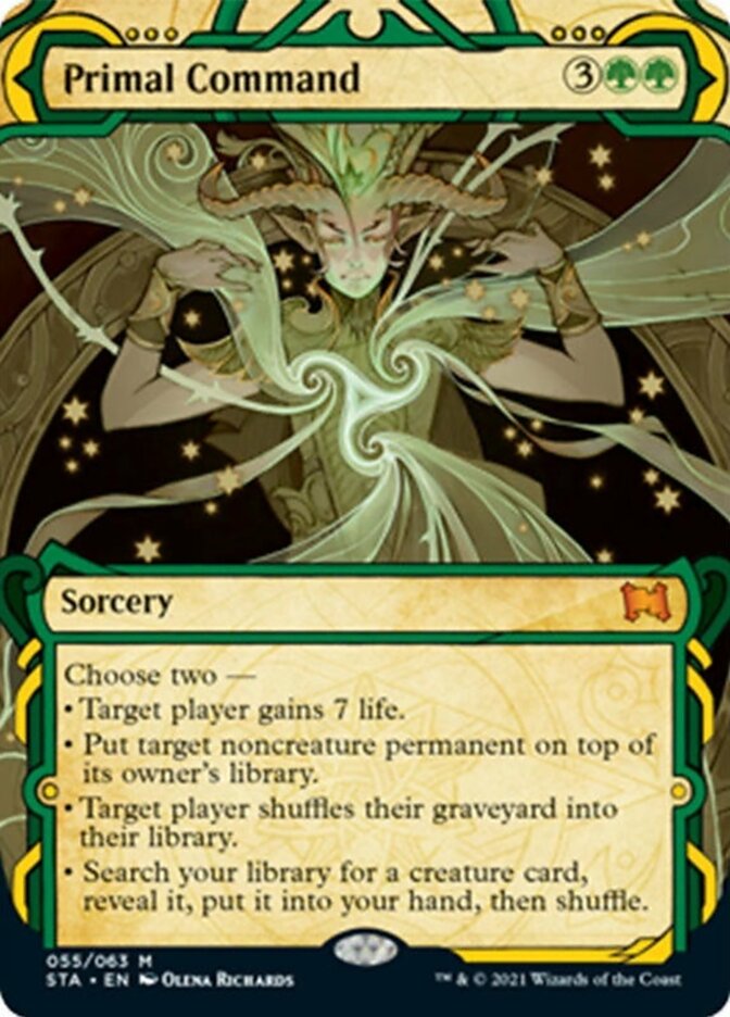 Primal Command (Foil Etched) [Strixhaven: School of Mages Mystical Archive] | The CG Realm