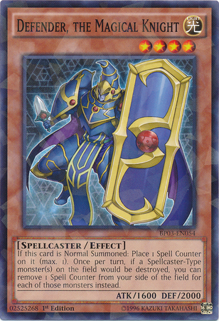 Defender, The Magical Knight [BP03-EN054] Shatterfoil Rare | The CG Realm