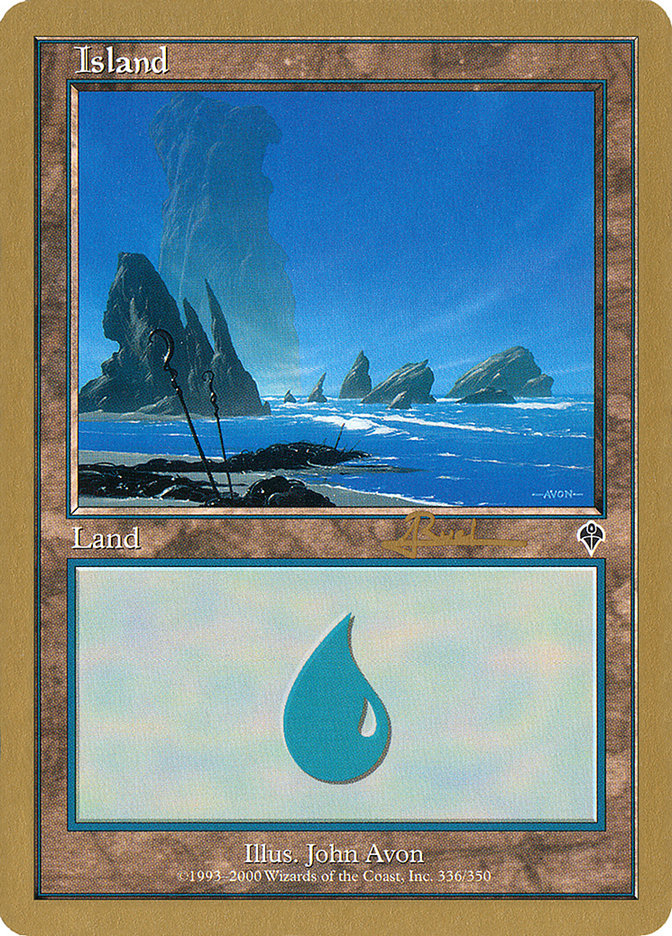 Island (ar336) (Antoine Ruel) [World Championship Decks 2001] | The CG Realm