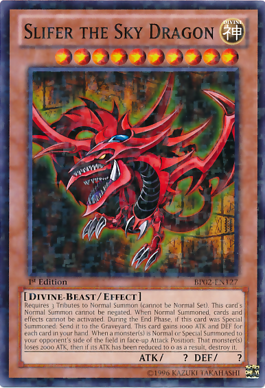 Slifer the Sky Dragon [BP02-EN127] Mosaic Rare | The CG Realm