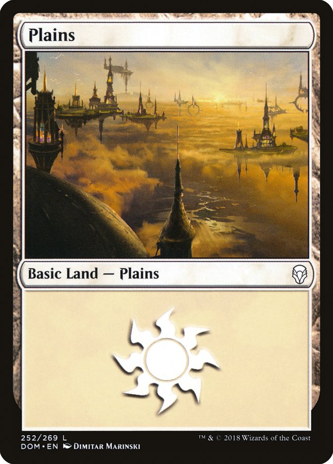 Plains (252) [Dominaria] | The CG Realm