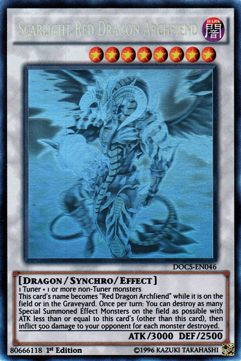 Scarlight Red Dragon Archfiend (Ghost) [DOCS-EN046] Ghost Rare | The CG Realm