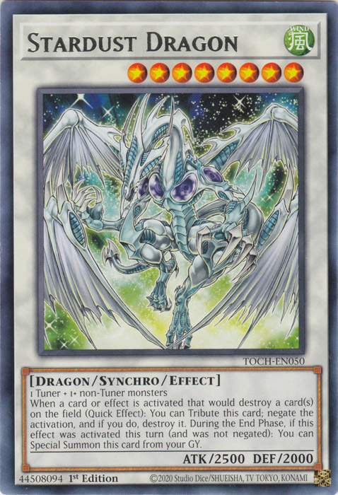 Stardust Dragon [TOCH-EN050] Rare | The CG Realm