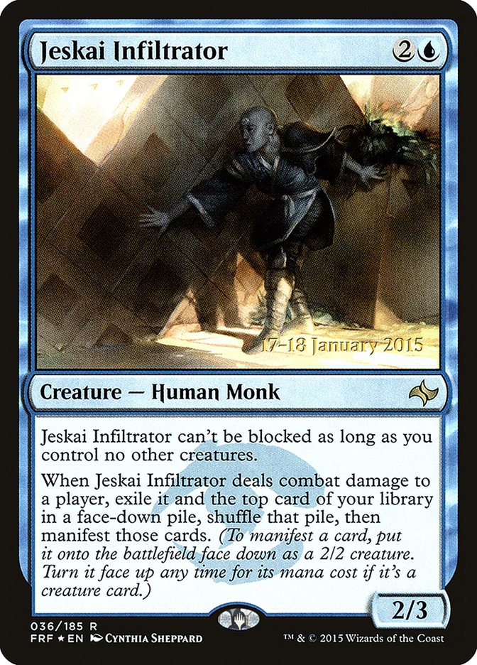 Jeskai Infiltrator [Fate Reforged Prerelease Promos] | The CG Realm