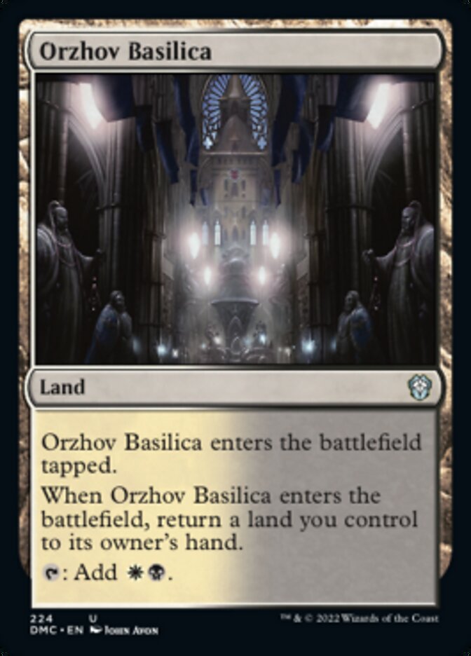 Orzhov Basilica [Dominaria United Commander] | The CG Realm