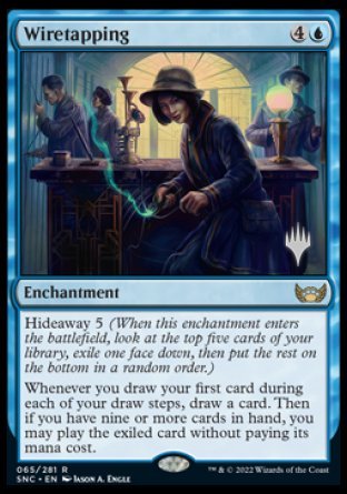 Wiretapping (Promo Pack) [Streets of New Capenna Promos] | The CG Realm