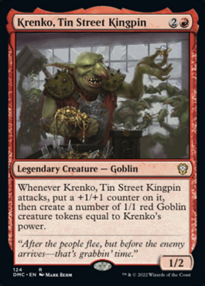 Krenko, Tin Street Kingpin [Dominaria United Commander] | The CG Realm