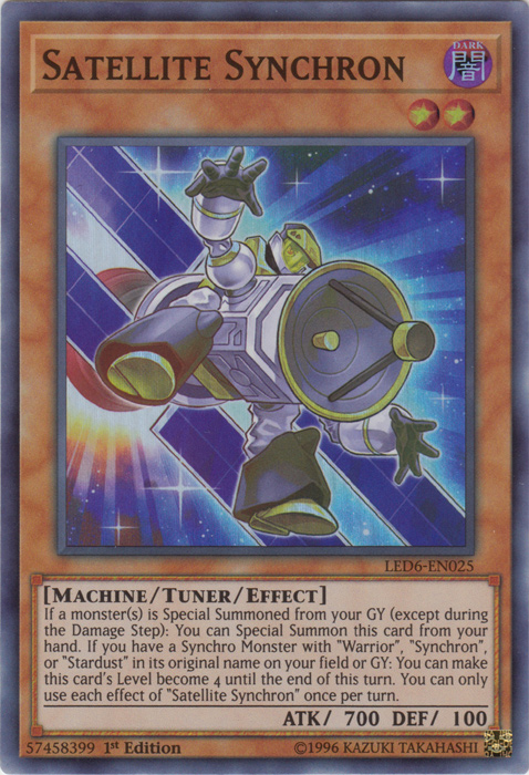 Satellite Synchron [LED6-EN025] Super Rare | The CG Realm