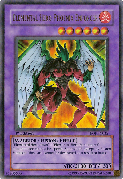 Elemental Hero Phoenix Enforcer [EOJ-EN032] Ultra Rare | The CG Realm