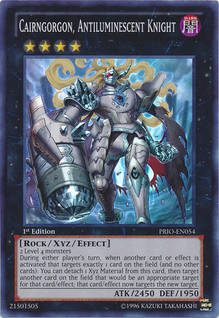 Cairngorgon, Antiluminescent Knight [PRIO-EN054] Super Rare | The CG Realm