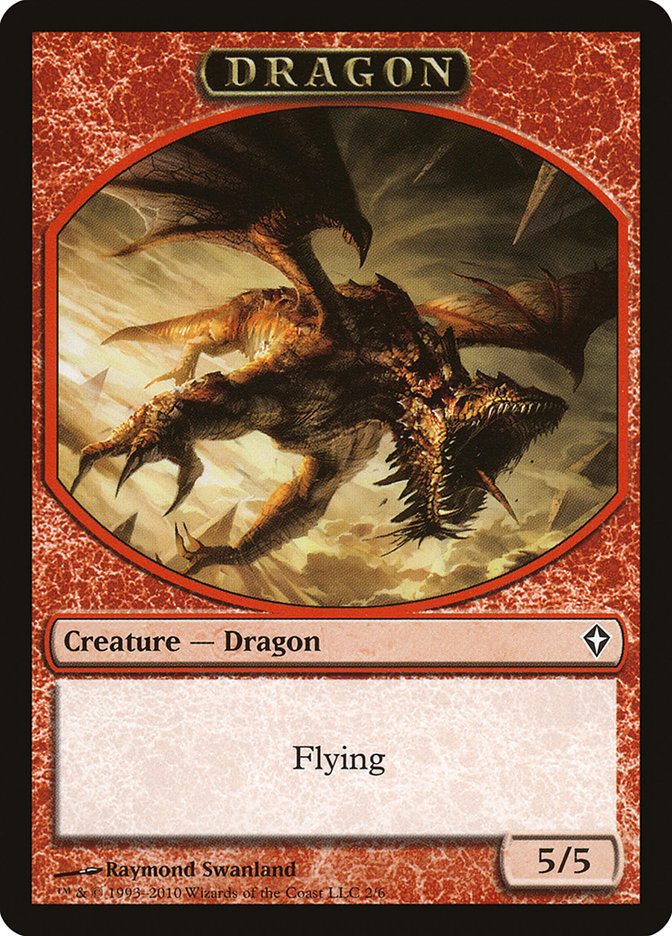 Dragon Token [Worldwake Tokens] | The CG Realm