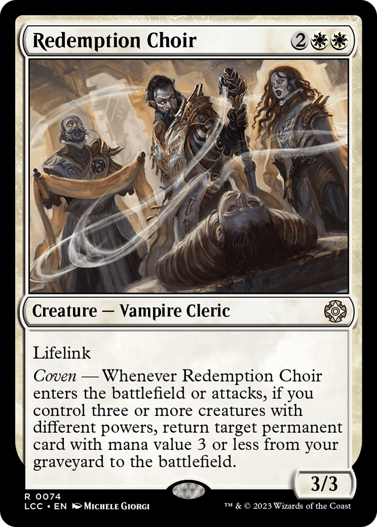 Redemption Choir [The Lost Caverns of Ixalan Commander] | The CG Realm