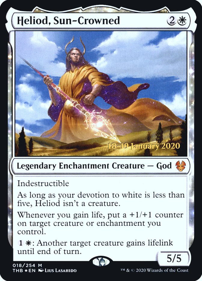 Heliod, Sun-Crowned [Theros Beyond Death Prerelease Promos] | The CG Realm